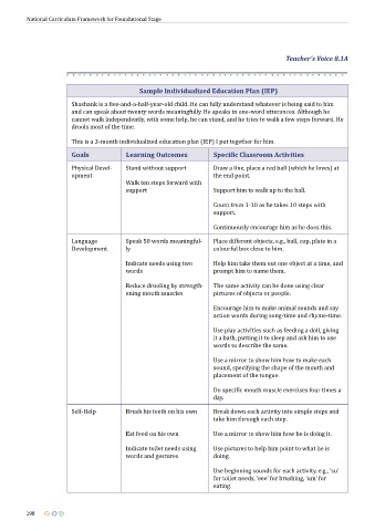 Page 198 - National Curriculum Framework for Foundational Stage 2022